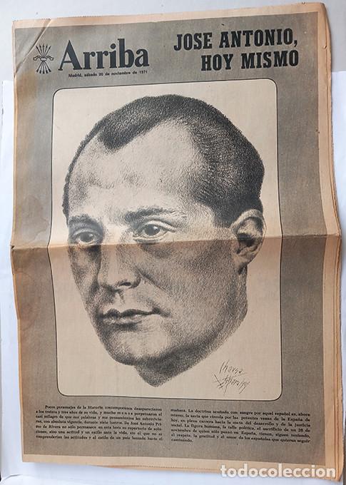 Coleccionismo de Revistas y Peri&oacute;dicos: Jos&eacute; Antonio Primo de Rivera. Arriba, 20 Noviembre 1971