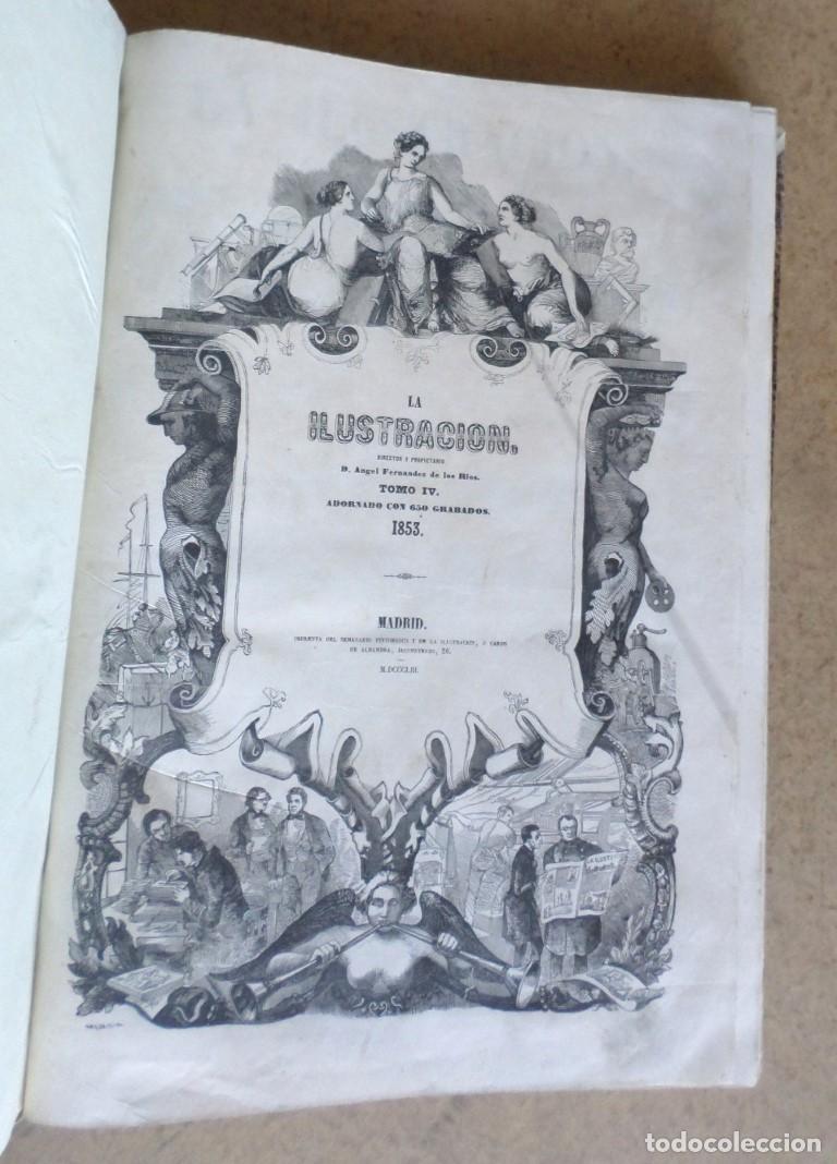 Coleccionismo de Revistas y Peri&oacute;dicos: ILUSTRACION 1853 - Angel Fern&aacute;ndez de los R&iacute;os - Adornado con 650 grabados