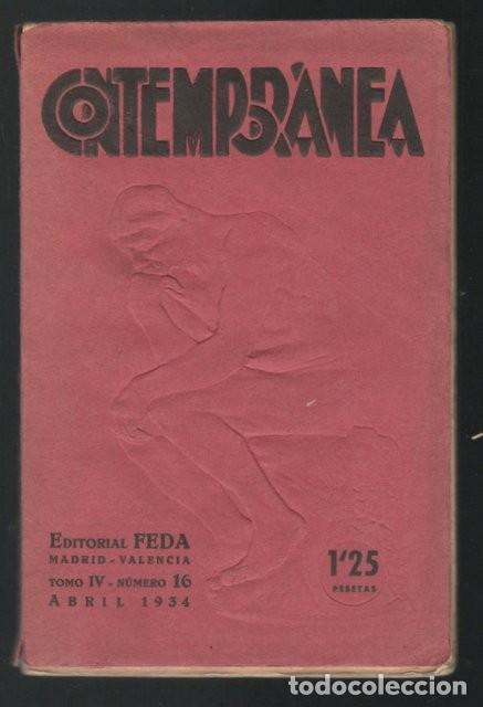 Coleccionismo de Revistas y Peri&oacute;dicos: CONTEMPORANEA. Revista de actualidad. A&ntilde;o II, num.16 (Abril 1934)