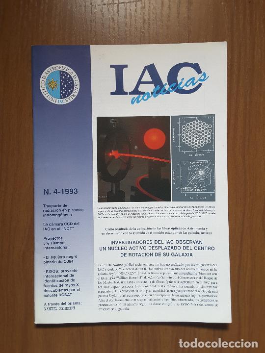 Collezionismo di Riviste e Giornali: IAC Noticias 4-1993. ASTRONOMIA
