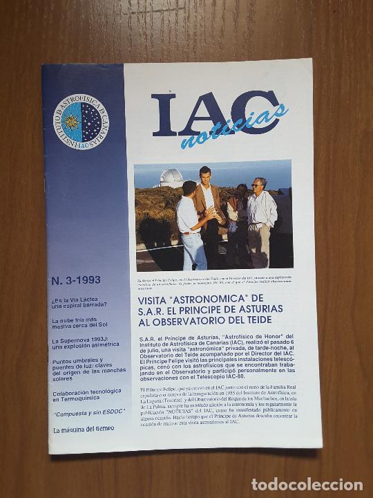 Collezionismo di Riviste e Giornali: IAC Noticias 3-1993. ASTRONOMIA