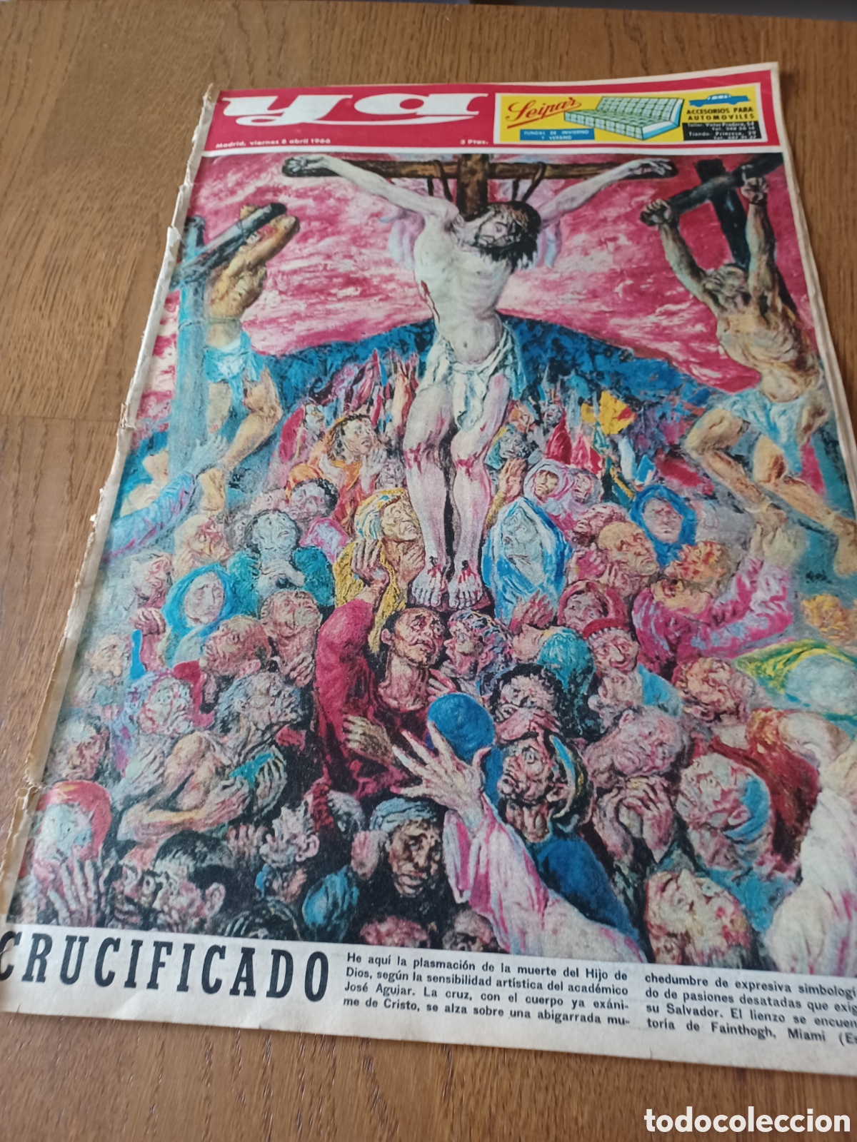 Coleccionismo de Revistas y Peri&oacute;dicos: PERIODICO YA . ESPECIAL SEMANA SANTA A&Ntilde;O 1966.