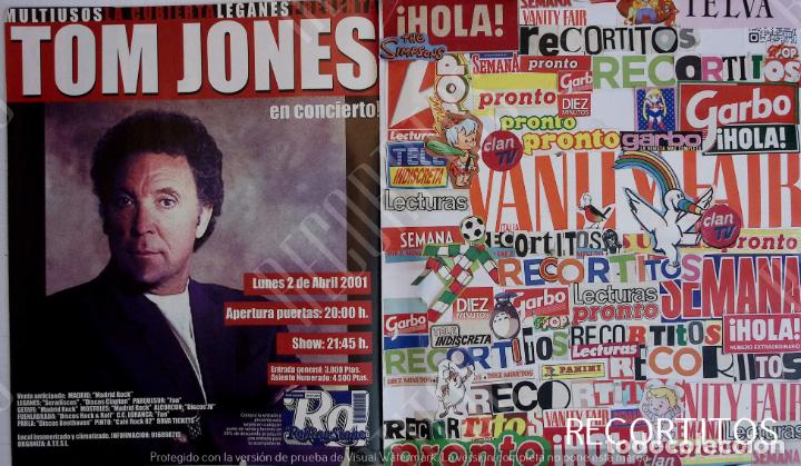 Coleccionismo de Revistas y Peri&oacute;dicos: tom jones en leganes ANUNCIO PUBLICIDAD