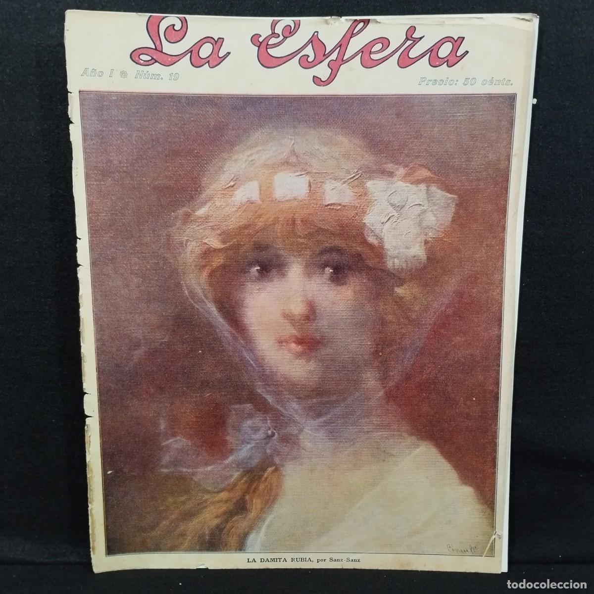 Coleccionismo de revistas y peri&oacute;dicos: REVISTA - LA ESFERA - A&Ntilde;O I - N&ordm; 19 - 9 MAYO 1914 - ILUSTRACION MUNDIAL - MUY ILUSTRADA / E-9