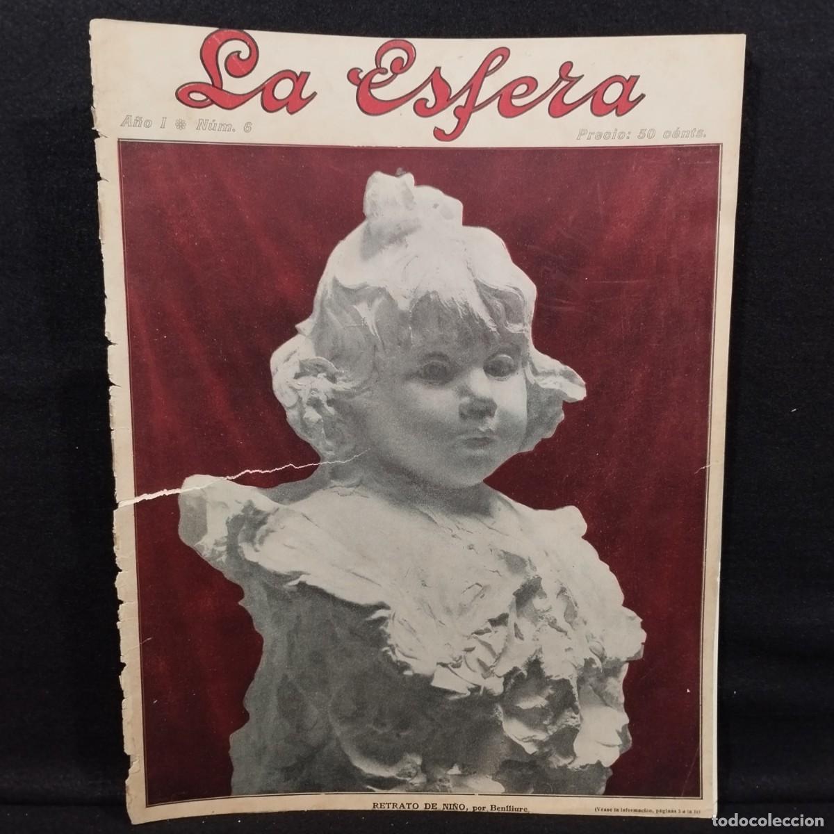 Sammeln von Zeitschriften und Zeitungen: REVISTA - LA ESFERA - A&Ntilde;O I - N&ordm; 6 - 7 FEBRERO 1914 - ILUSTRACION MUNDIAL - MUY ILUSTRADA / E-31