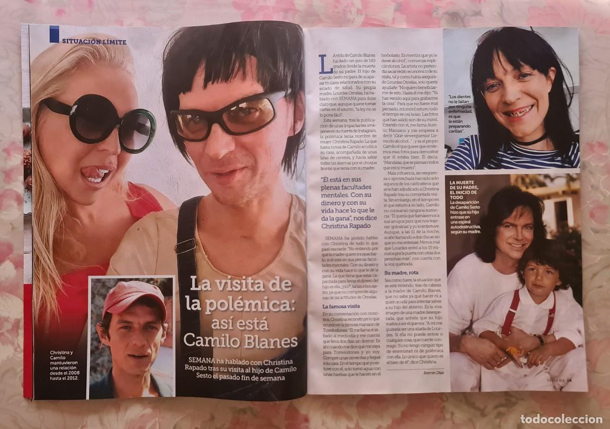 Coleccionismo de Revistas y Peri&oacute;dicos: Christina rapado y Camilo Blanes / Revista SEMANA (N.4344)