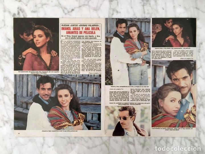 Coleccionismo de Revistas y Peri&oacute;dicos: REPORTAJE - IMANOL ARIAS Y ANA BELEN - 1987