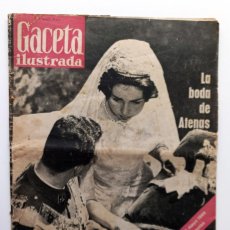 Coleccionismo de Revistas y Periódicos: REVISTA GACETA ILUSTRADA BODA REAL DON JUAN CARLOS DE BORBÓN Y DOÑA SOFÍA (1962)