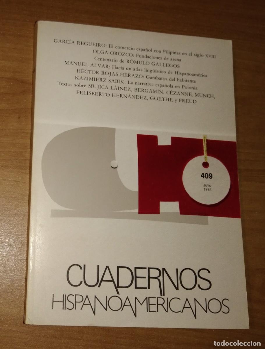 Colecionismo de Revistas e Jornais: CUADERNOS HISPANOAMERICANOS 409 - OLGA OROZCO / R&Oacute;MULO GALLEGOS / LENGUAS EN AM&Eacute;RICA