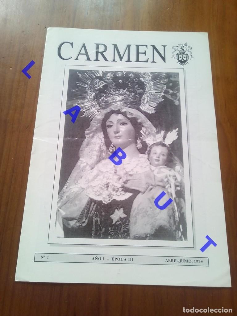 Coleccionismo de Revistas y Peri&oacute;dicos: DEL CARMEN HERMANDAD SANTO ANGEL BOLETIN 1 ABRIL 1999 SEMANA SANTA DE SEVILLA PVP C/U G7