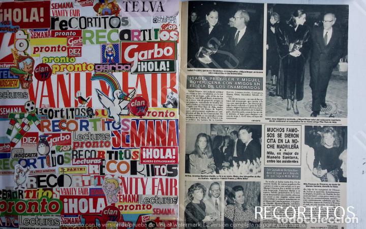 Coleccionismo de Revistas y Peri&oacute;dicos: isabel preysler mila ximenez mirta miller maria suelves arantxa martinez bordiu