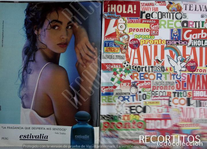 Coleccionismo de Revistas y Peri&oacute;dicos: FAMOSOS EN LA PUBLICIDAD INES SASSTRE ANUNCIO ESTIVALIA PUIG