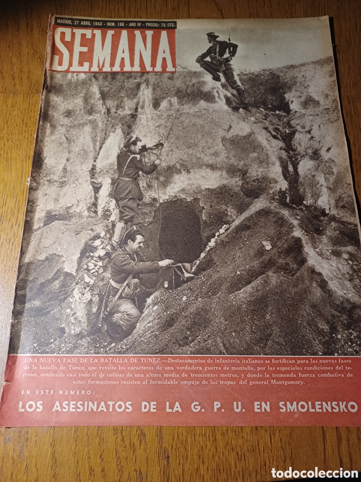 Coleccionismo de Revistas y Peri&oacute;dicos: SEMANA 1943 LOS BARCOS EN LA CERAMICA ESPA&Ntilde;OLA.ASESINATOS EN SMOLENSKO.LOS CUADROS DL DUQUE DE ALBA