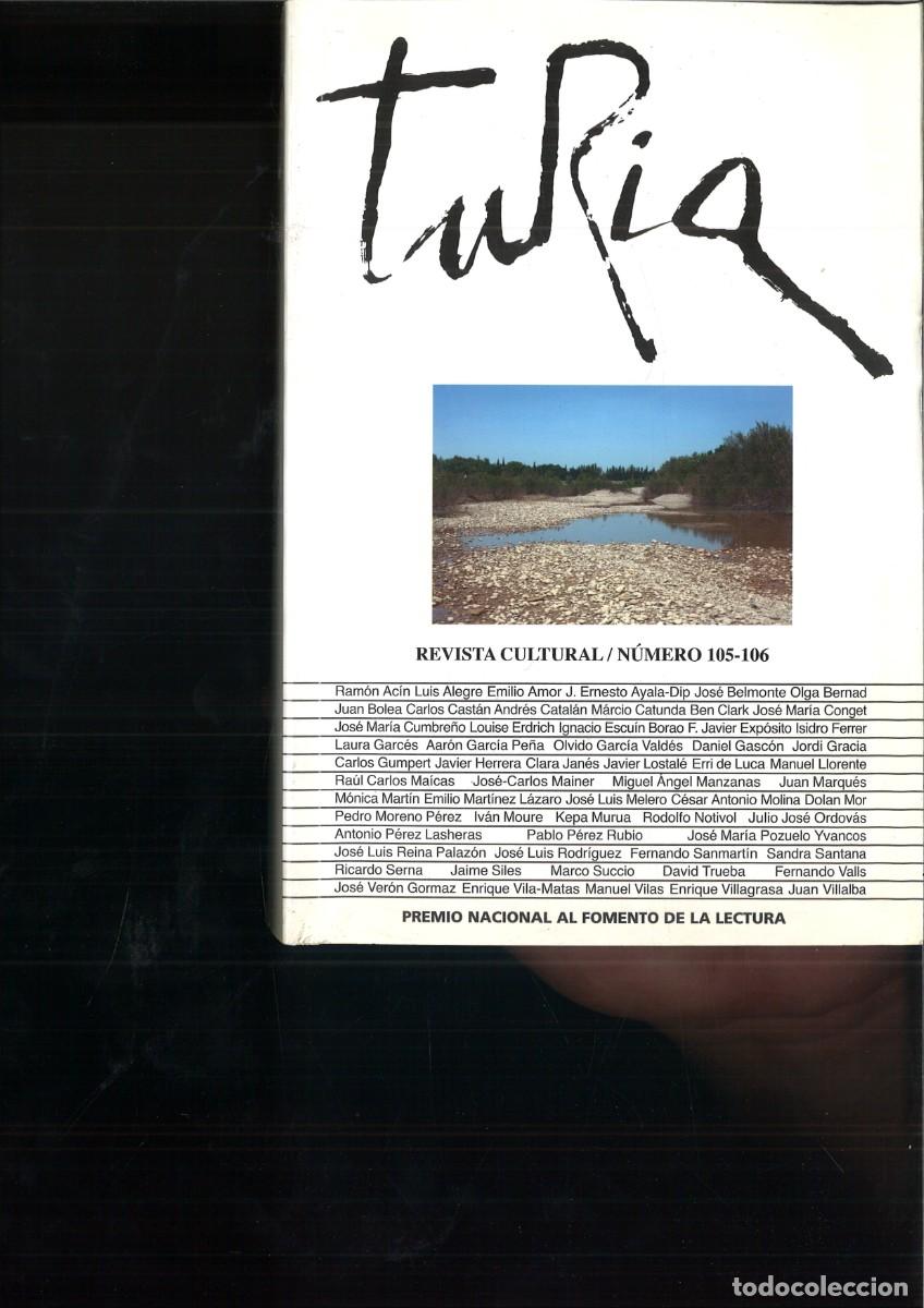 Collectionnisme de Revues et Journaux: TURIA REVISTA CULTURAL. NUMERO 105-106.