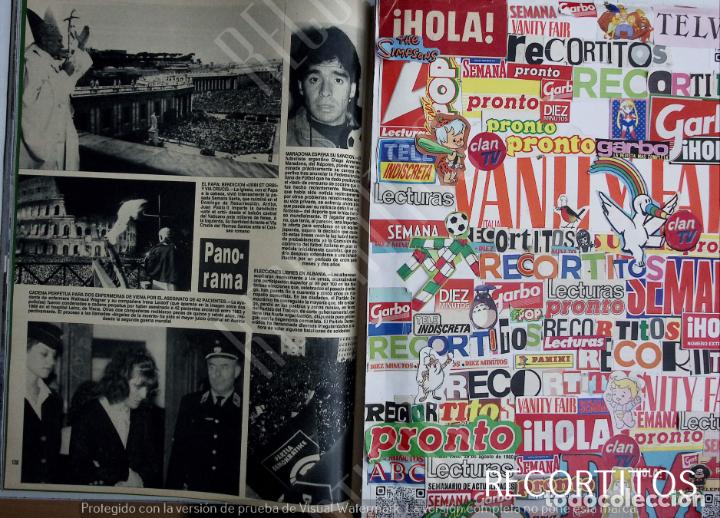 Coleccionismo de revistas y peri&oacute;dicos: maradonna papa juan pablo ii