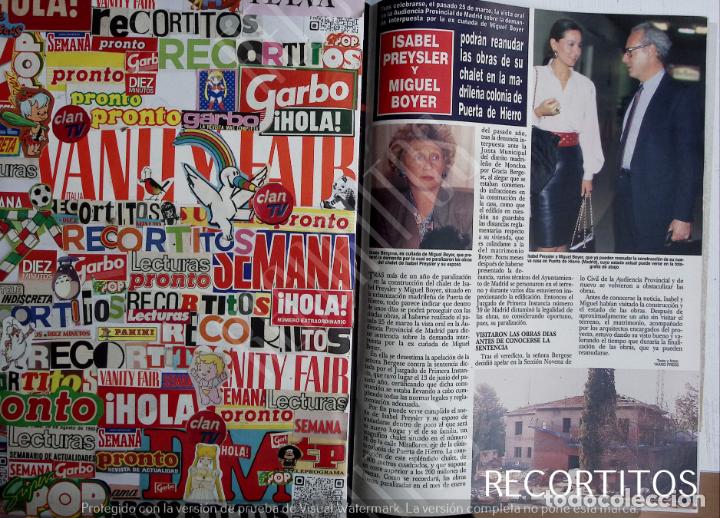 Coleccionismo de Revistas y Peri&oacute;dicos: isabel preysler miguel boyer