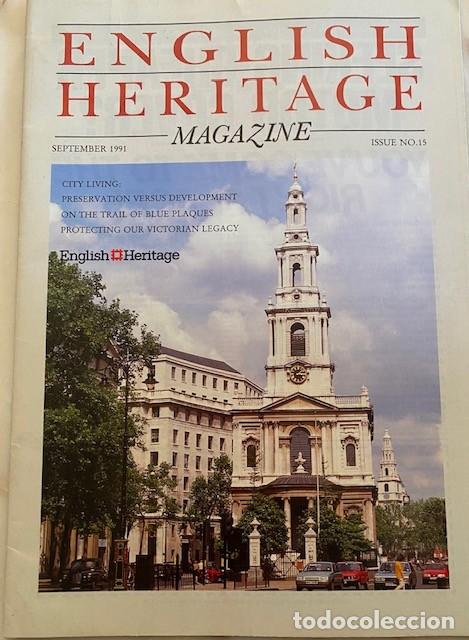 Coleccionismo de Revistas y Peri&oacute;dicos: ENGLISH HERITAGE MAGAZINE SEPTEMBER 1991 n&ordm; 15