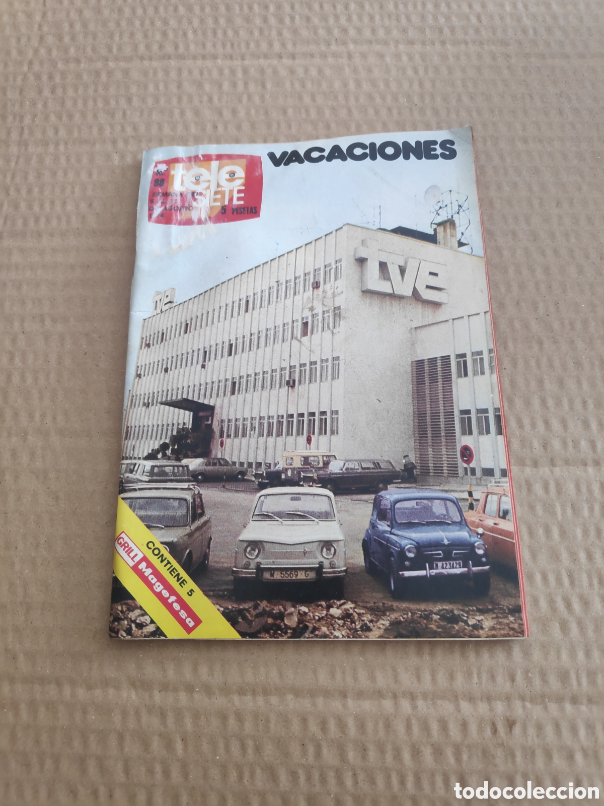 Collezionismo di Riviste e Giornali: TELE SIETE 88 DIETRICH TVE AMPARO PAMPLONA MARIBEL MARTIN CARROL BAKER CABLEVISION RICARDO PALMERO