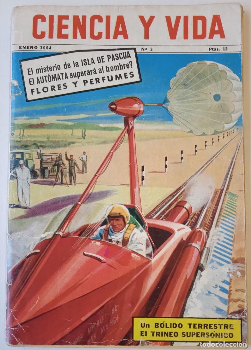 Coleccionismo de Revistas y Peri&oacute;dicos: Lote de 13 n&uacute;meros de la Revista Ciencia y Vida 1954/1955
