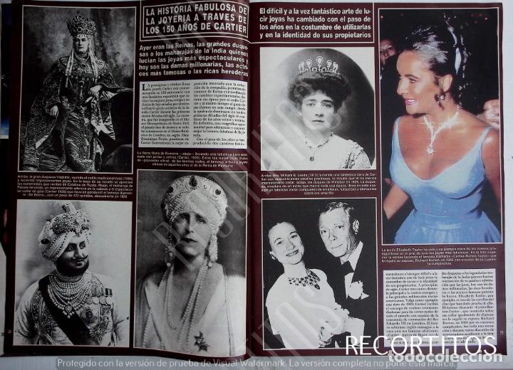 Collezionismo di Riviste e Giornali: JOYAS CARTIER ELIZABETH TAYLOR LIZ DUQUES DE WINDSOR REINA MARIA DE RUMANIA MAHARAJA