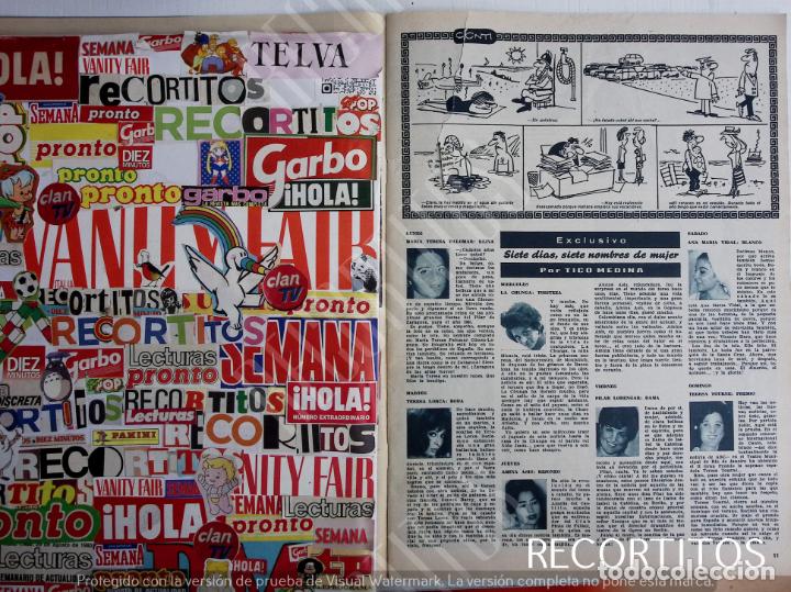 Collection Magazines and Newspapers: LA CHUNGA AMINA ASIS TERESA LORCA ANA MARIA VIDALPILAR LORENGAR TOURNE