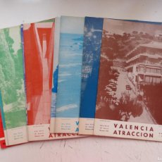 Coleccionismo de Revistas y Periódicos: VALENCIA ATRACCION, 9 ANTIGUAS REVISTAS, AÑOS 1968-1969 - VER FOTOS ADICIONALES