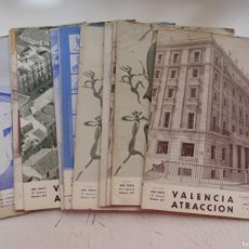 Coleccionismo de Revistas y Periódicos: VALENCIA ATRACCION, 12 ANTIGUAS REVISTAS, AÑOS 1962-1963 - VER FOTOS ADICIONALES