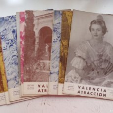 Coleccionismo de Revistas y Periódicos: VALENCIA ATRACCION, 11 ANTIGUAS REVISTAS, AÑOS 1960-1961 - VER FOTOS ADICIONALES