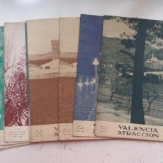 Coleccionismo de Revistas y Periódicos: VALENCIA ATRACCION, 9 ANTIGUAS REVISTAS, AÑOS 1945-1948 - VER FOTOS ADICIONALES