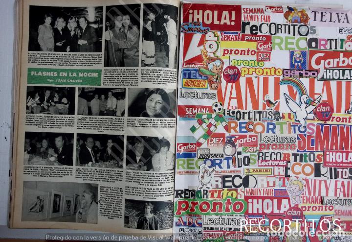 Coleccionismo de Revistas y Peri&oacute;dicos: MIGUEL BOSE SANTABARBARA PEDRO MARI SANCHEZ MERCEDES SOSA ROCIO JURADO LUCIA MENDEZ