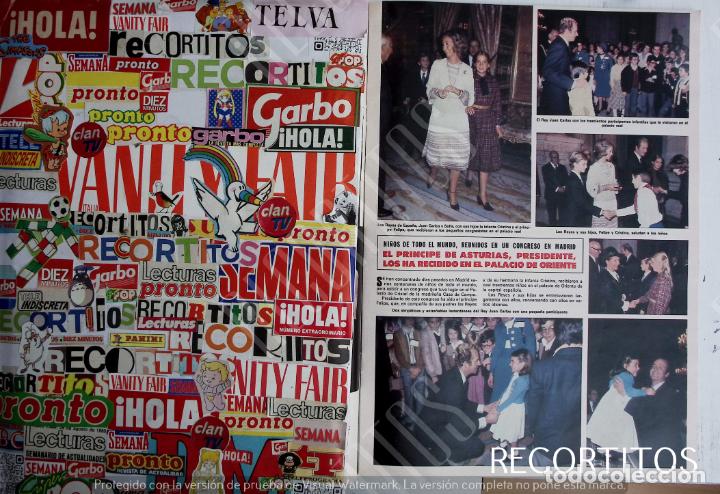Coleccionismo de revistas y peri&oacute;dicos: REYES DE ESPA;A INFANTAS PRINCIPE FELIPE Y LOS NI;;OS DEL MUNDO