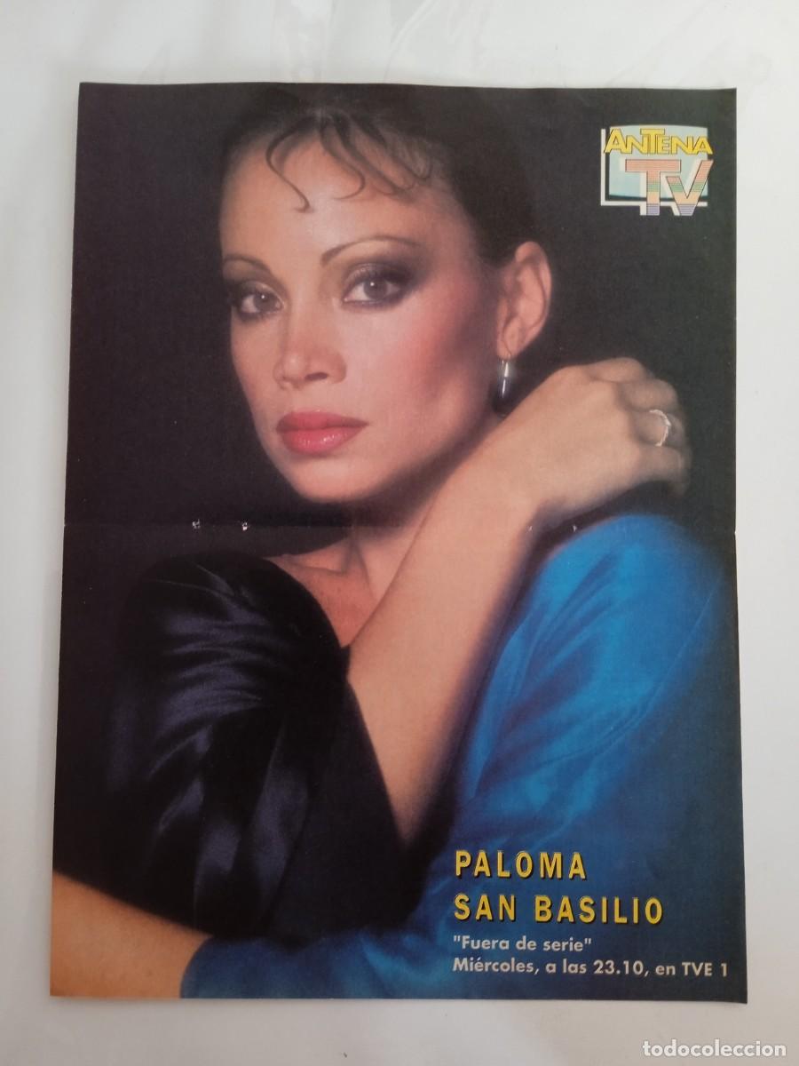 Coleccionismo de Revistas y Peri&oacute;dicos: Antena TV P&oacute;ster Paloma San Basilio