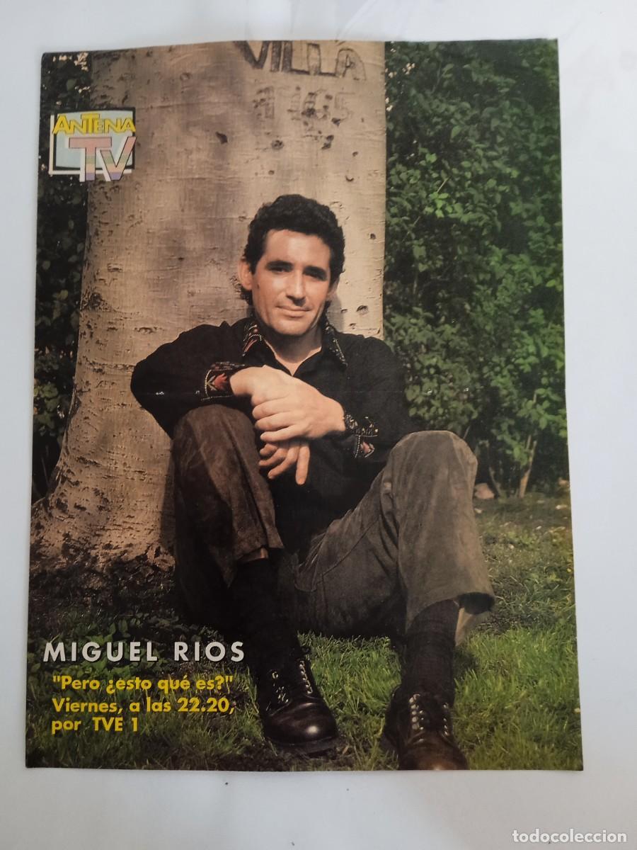 Coleccionismo de Revistas y Peri&oacute;dicos: Antena TV P&oacute;ster Miguel Rios