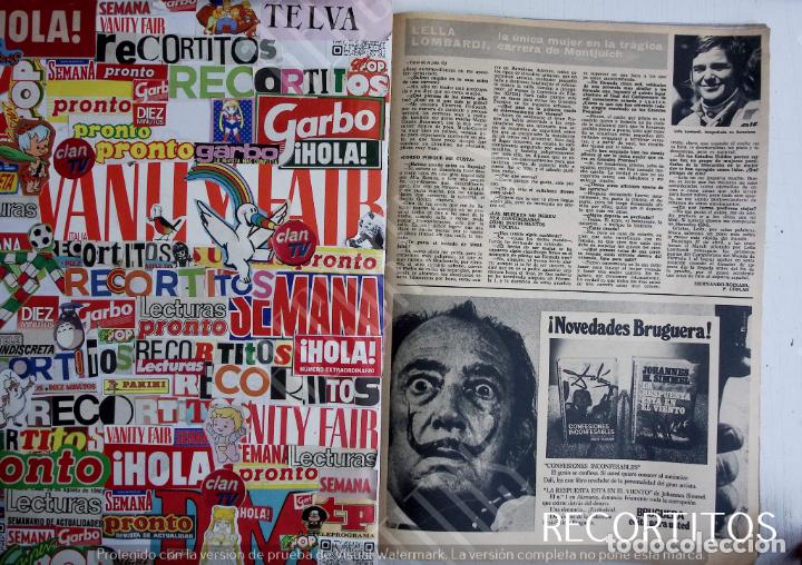 Coleccionismo de Revistas y Peri&oacute;dicos: LELLA LOMBARDI FORMULA 1 MONTJUICH SALVADOR DALI