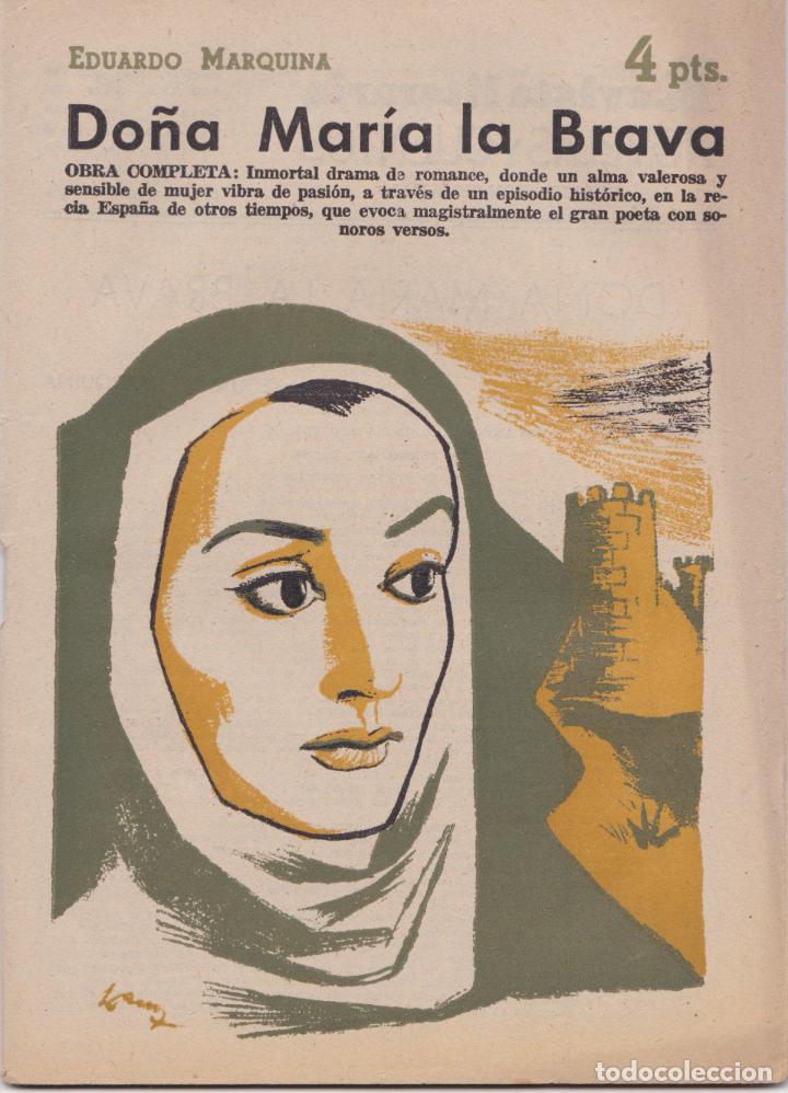 Collectionnisme de Revues et Journaux: DO&Ntilde;A MAR&Iacute;A LA BRAVA &ndash; EDUARDO MARQUINA &ndash; ABRIL 1958