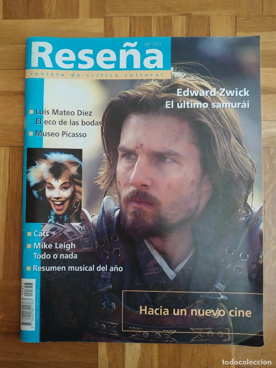 Coleccionismo de Revistas y Peri&oacute;dicos: REVISTA RESE&Ntilde;A TOM CRUISE MUSEO PICASSO EDWARD ZWICK LITERATURA CINE ARTE M&Uacute;SICA