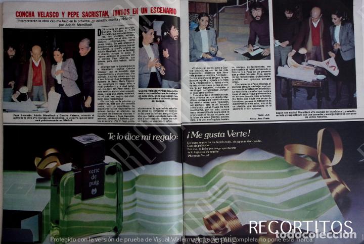 Coleccionismo de revistas y peri&oacute;dicos: CONCHA VELASCO PEPE JOSE SACRISTAN