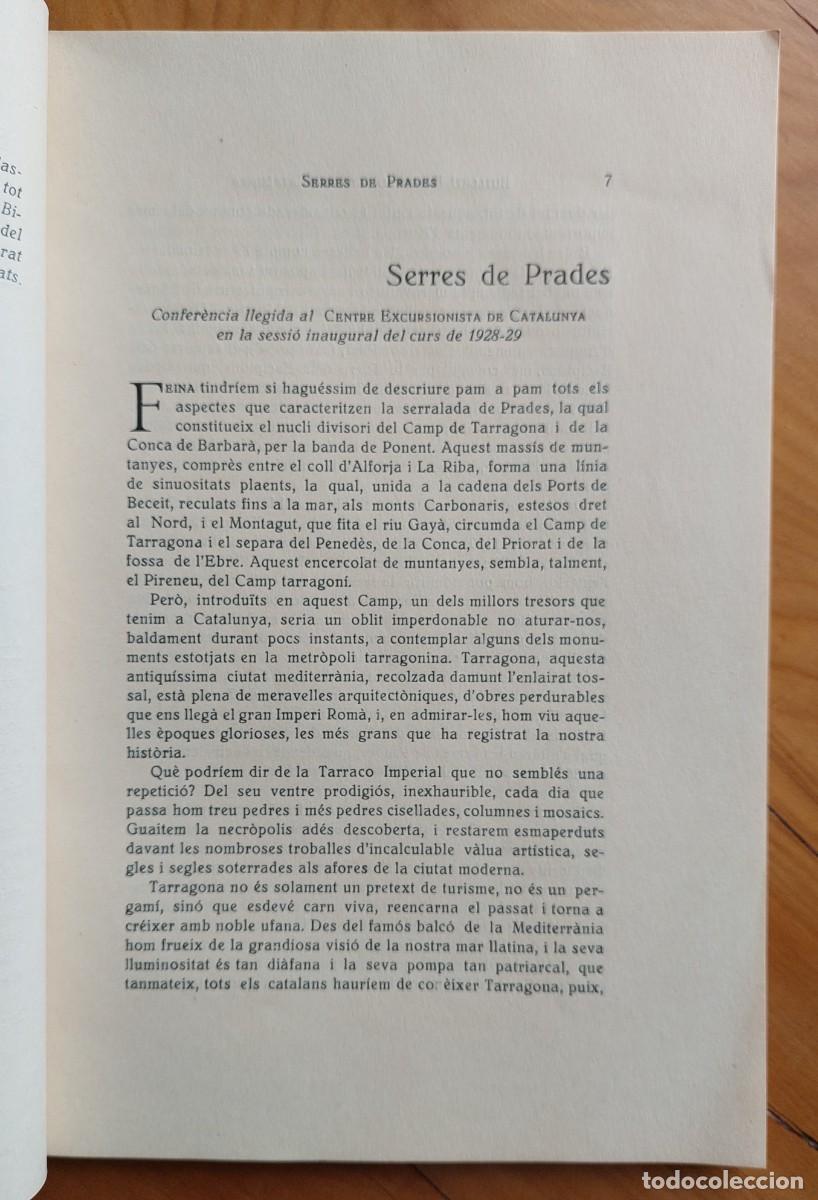 Coleccionismo de revistas y peri&oacute;dicos: SERRA DE PRADES ALCOVER LA MUSSARA LA RIBA CIURANA ... COSTUMS DE BARCELONA BUTLLET&Iacute; CEC