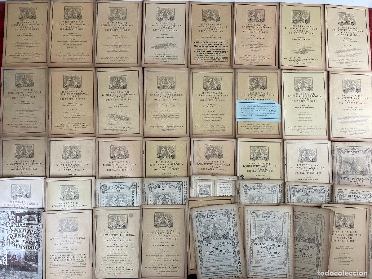 Coleccionismo de Revistas y Peri&oacute;dicos: GRAN COLECCI&Oacute;N (45 UDS) REVISTA DEL INSTITUTO AGRICOLA CATALAN DE SAN ISIDRO. C. 1931
