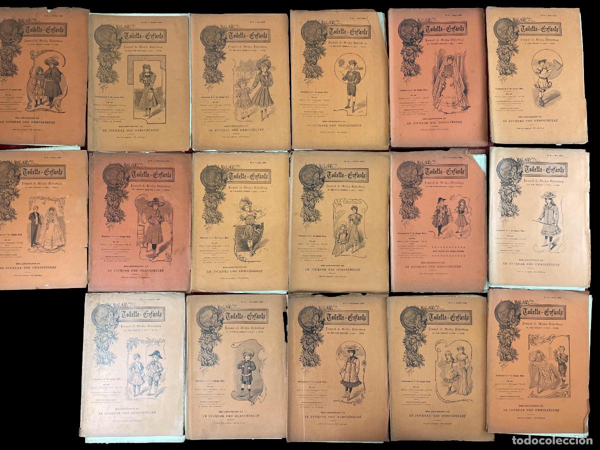 Collection Magazines and Newspapers: COLECCI&Oacute;N (17 UDS) TOILETTE DES ENFANTS. JOURNAL DE MODES ENFANTINES. 1905 - 1906.