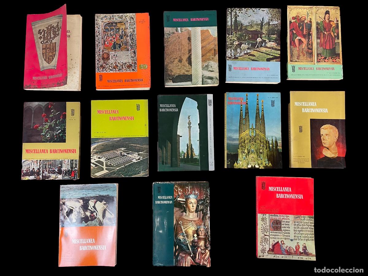 Coleccionismo de Revistas y Peri&oacute;dicos: COLECCI&Oacute;N (13 UDS) MISCELLLANEA BARCINONENSIA. DIPUTACI&Oacute;N DE BARCELONA 1965.
