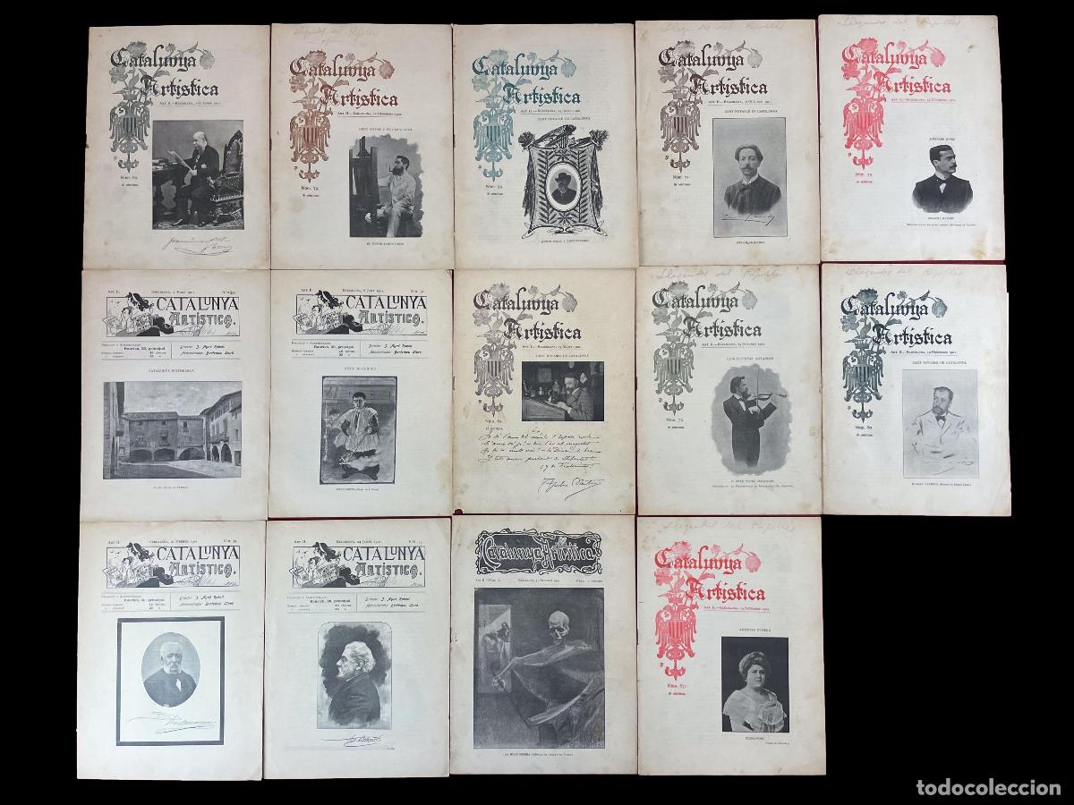 Collection Magazines and Newspapers: COLECCI&Oacute;N (14UDS) REVISTAS CATALUNYA ARTISTICA. 1901. A&Ntilde;O II.