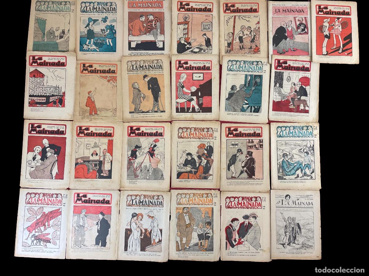 Coleccionismo de Revistas y Peri&oacute;dicos: COLECCI&Oacute;N REVISTAS (25 UDS) LA MAINADA. CIRCA. 1921.