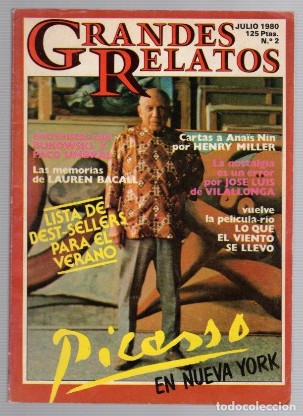 Coleccionismo de Revistas y Peri&oacute;dicos: GRANDES RELATOS PICASSO EN NUEVA YORK. N&ordm; 2. JULIO 1980
