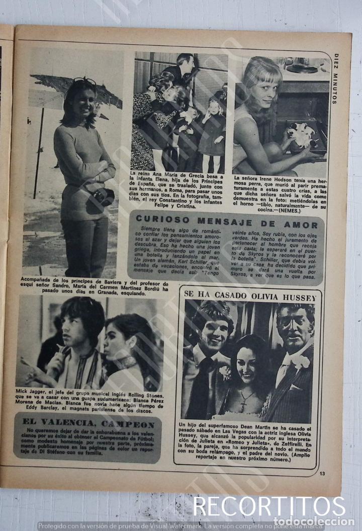 Coleccionismo de revistas y peri&oacute;dicos: ANA MARIA DE GRECIA OLIVIA HUSSEY DINO MARTIN DEAN MICK JAGFER ROLLING STONES BLANCA PEREZ