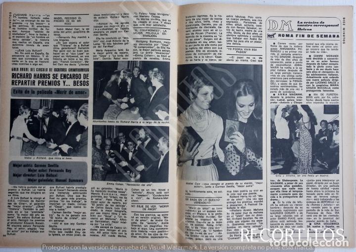 Coleccionismo de Revistas y Peri&oacute;dicos: RICHARD HARRIS EMMA COHEN MABEL KARR CARMEN SEVILLA GINA ANTONIO