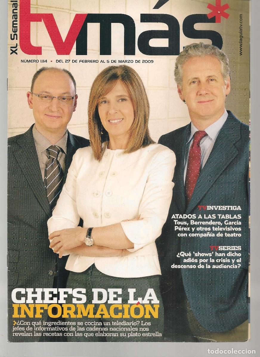 Coleccionismo de Revistas y Peri&oacute;dicos: XL SEMANAL. N&ordm; 1114. CHEFS DE LA INFORMACI&Oacute;N/ MADONNA/ U2/ MICHAEL JACKSON/ JON CRYER/. (P/B2)