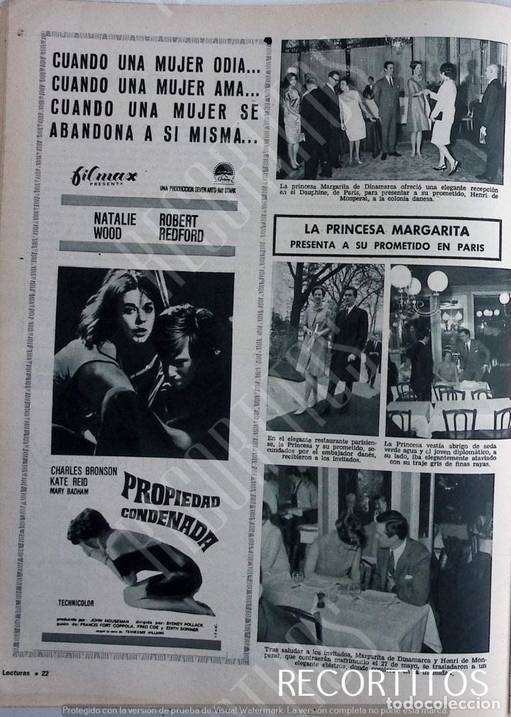 Collectionnisme de Revues et Journaux: NATHALIE WOOD ROBERT REDFORD CHARLES BRONSON MARGARITA DE DINAMARCA