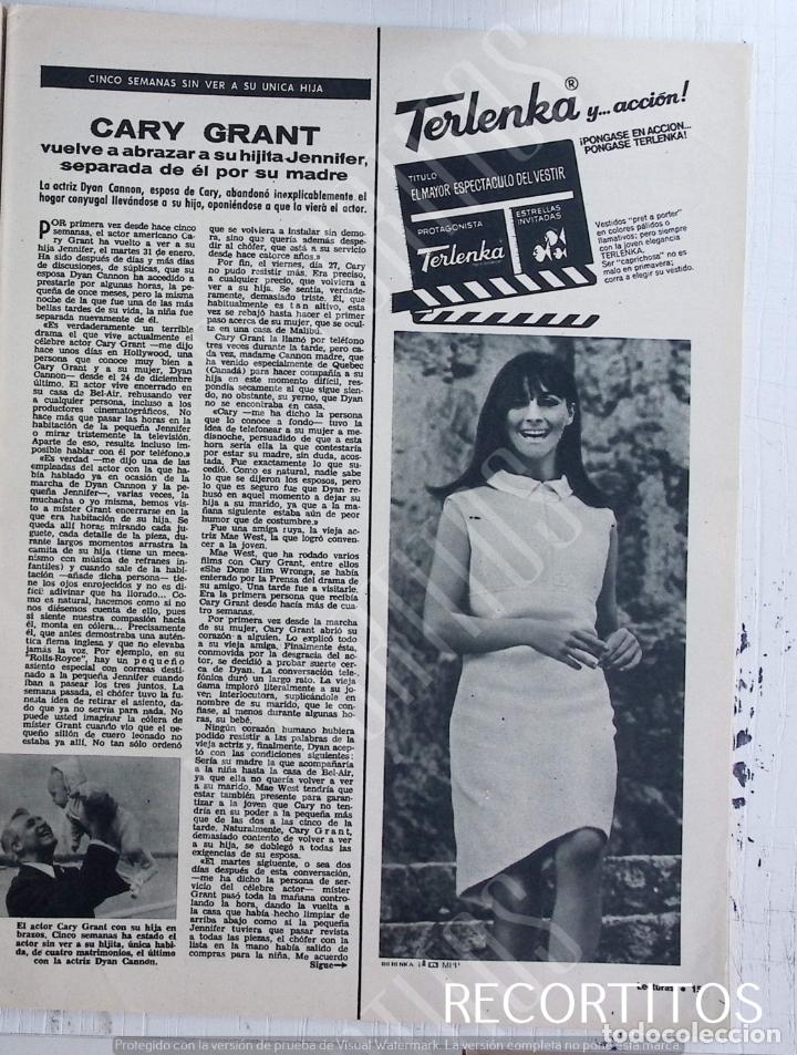 Coleccionismo de revistas y peri&oacute;dicos: TERLENKA ANUNCIO PUBLICIDAD cary grant