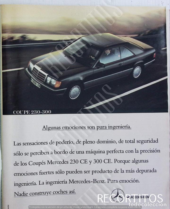 Coleccionismo de revistas y peri&oacute;dicos: mercedes benz coupe 230 ce 300 anuncio publicidad